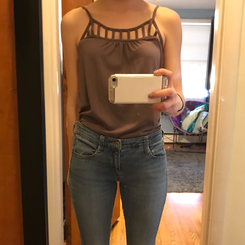 Purple tank top